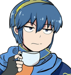 Marth sipping tea Meme Template