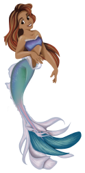 Animated Halle Bailey as Ariel Meme Template