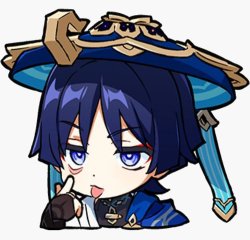 Scaramouche pout Meme Template