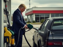 Trump pumping gas Meme Template