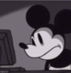 Mickey Mouse Computer Meme Template