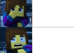 Frisk 2 Panel Meme Template