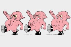 Fascist pink elephants Meme Template