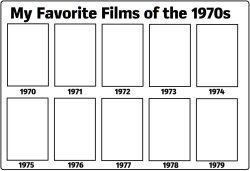 my favorite films of the 1970s Meme Template