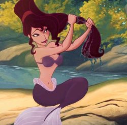 megara mermaid Meme Template