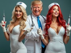 Trump Nurses Shots 4 Meme Template