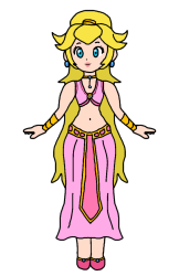 Arabian Princess Peach Meme Template