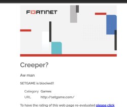 Fortinet blocked Meme Template