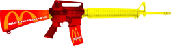 Gun-Skin: McDonalds Skin for Colt M16A3 Meme Template