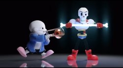 Sans Trombone Meme Template