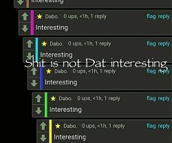 Shit is not Dat interesting Meme Template