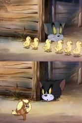 Tom and Jerry Ducks Meme Template