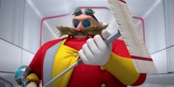 get out of my trash (eggman) Meme Template