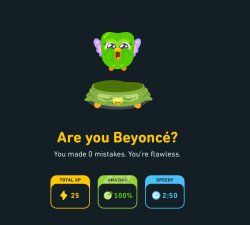 Beyoncé Duolingo Meme Template