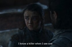 Arya Stark know killer when see one Meme Template