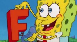 Spongebob F Meme Template