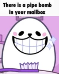 there is a pipe bomb in your mailbox Meme Template