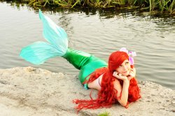 live action ariel Meme Template