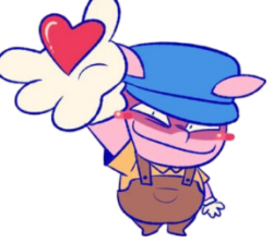 Uncle Samsonite holding heart Meme Template