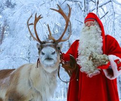 Father Christmas style Santa Claus Meme Template