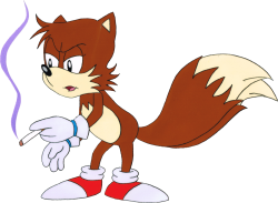 Smoking tails transparent Meme Template