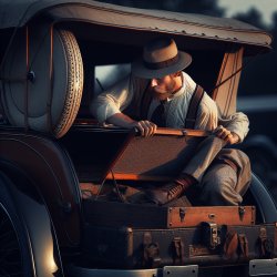 Man searching in car Meme Template
