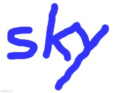 Sky tv logo Meme Template