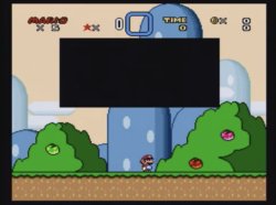 Super Mario world intro message Meme Template