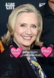 Hillary Heart Throb I'm in Love Meme Template