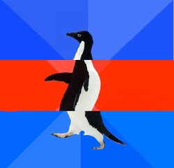 Socially Awkward Awesome Awkward Penguin Meme Template