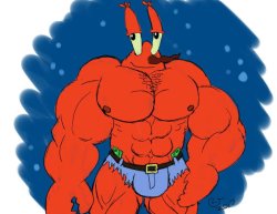 Buff Mr Krabs Meme Template