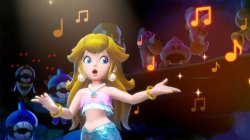 mermaid peach singing Meme Template