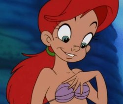 young ariel Meme Template