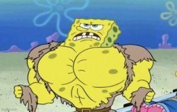 Buff SpongeBob Meme Template