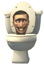 giant skibidi toilet Meme Template