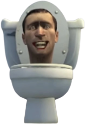 large skibidi toilet Meme Template