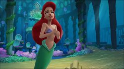 Princess Ariel very happy Meme Template