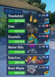 pokemon team 4 Meme Template
