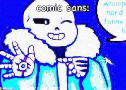 comic sans Meme Template