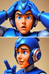 MegaMan shocking solution Meme Template