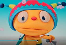 Henry hugglemonster wearing helmet Meme Template