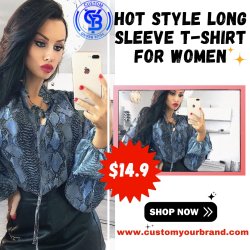 Hot style long sleeve T-shirt for women Meme Template