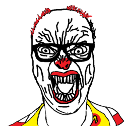 Ronald McDonald soyjak Meme Template