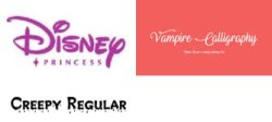 Disney Princess Logo Horror Remake Fonts Meme Template