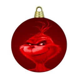 red grinch ornament Meme Template