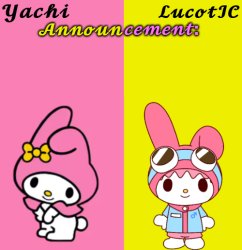 Yachi & LucotIC Duo Announcement Temp Meme Template