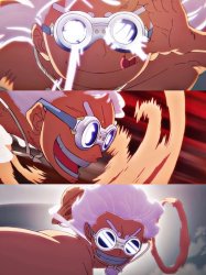 luffy going insane Meme Template