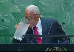 drinking man united nations Meme Template