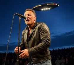 Bruce Springsteen With UFO Meme Template