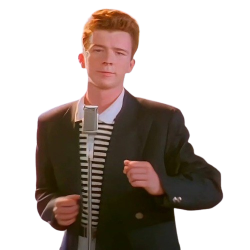 Rickroll Meme Template